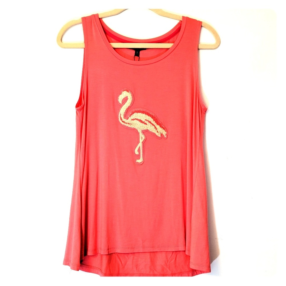 Cupio Flamingo Swing Tank Pink Medium